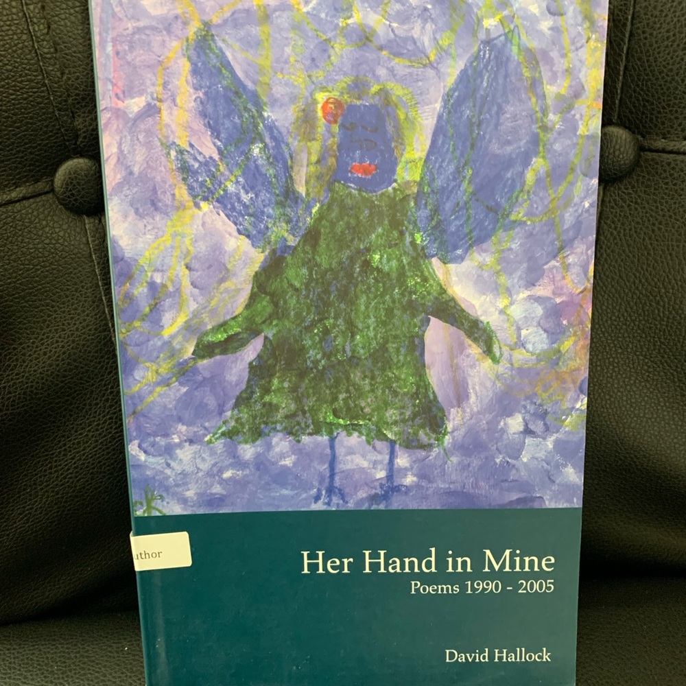 Her Hand in Mind 2006 First Ed Pb Book signed By author David Hallock w/ Letter
